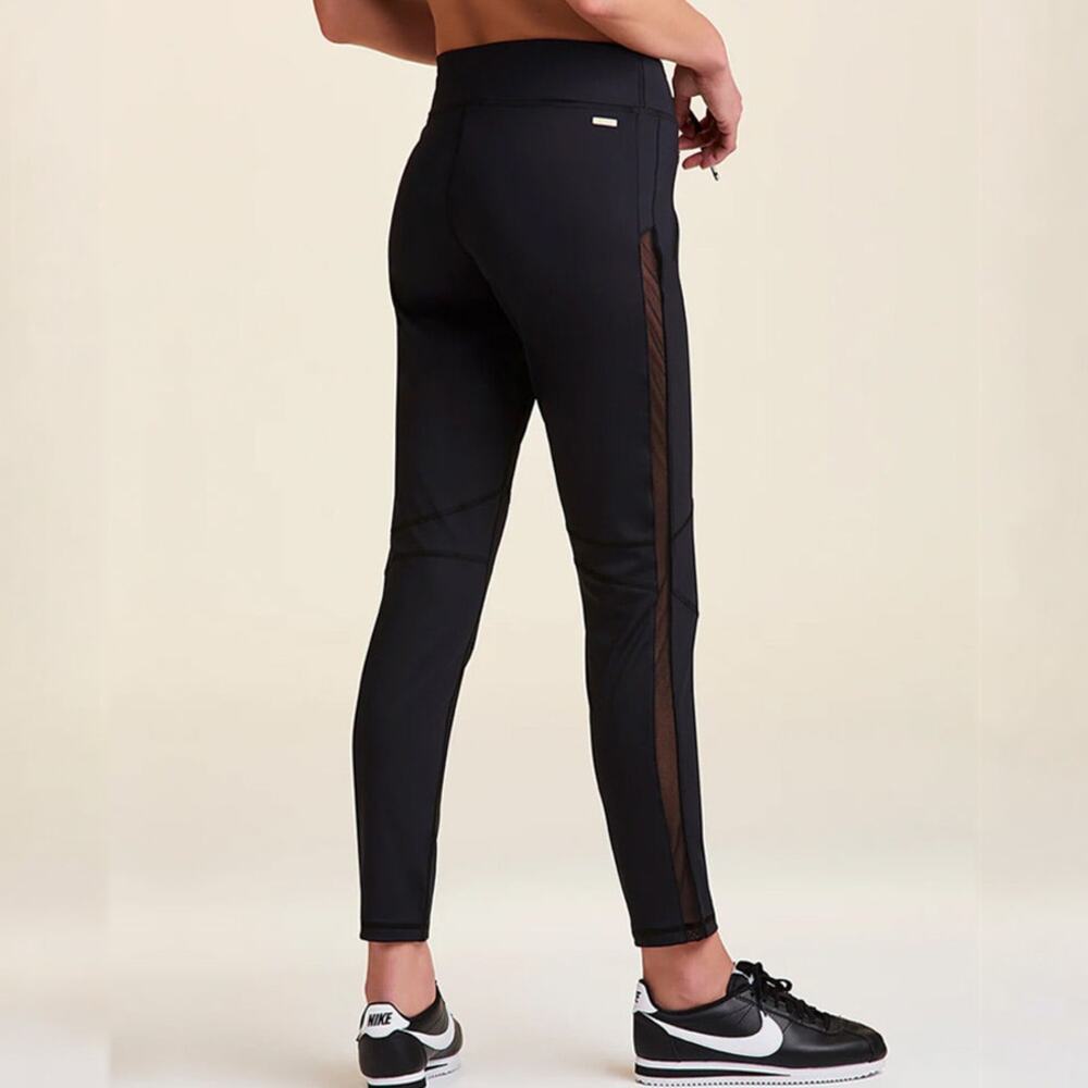 ALALA Fast Track Mesh Panel Legging Pant in Black Size XS - Picture 2 of 7